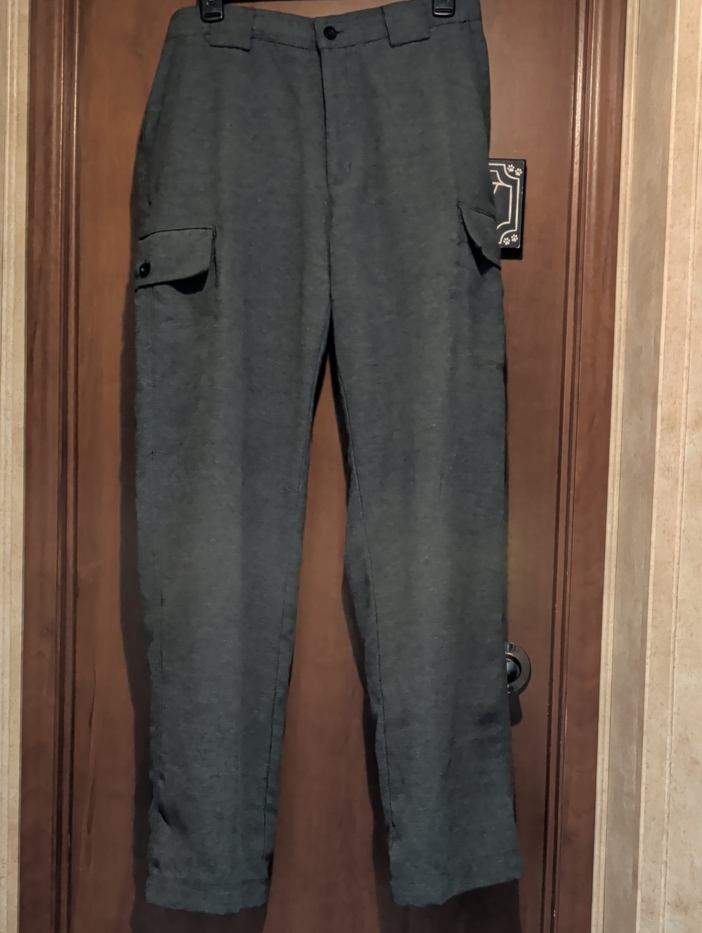 Columbia GRT Men's Dark Gray Cargo Pants with Flap Pockets